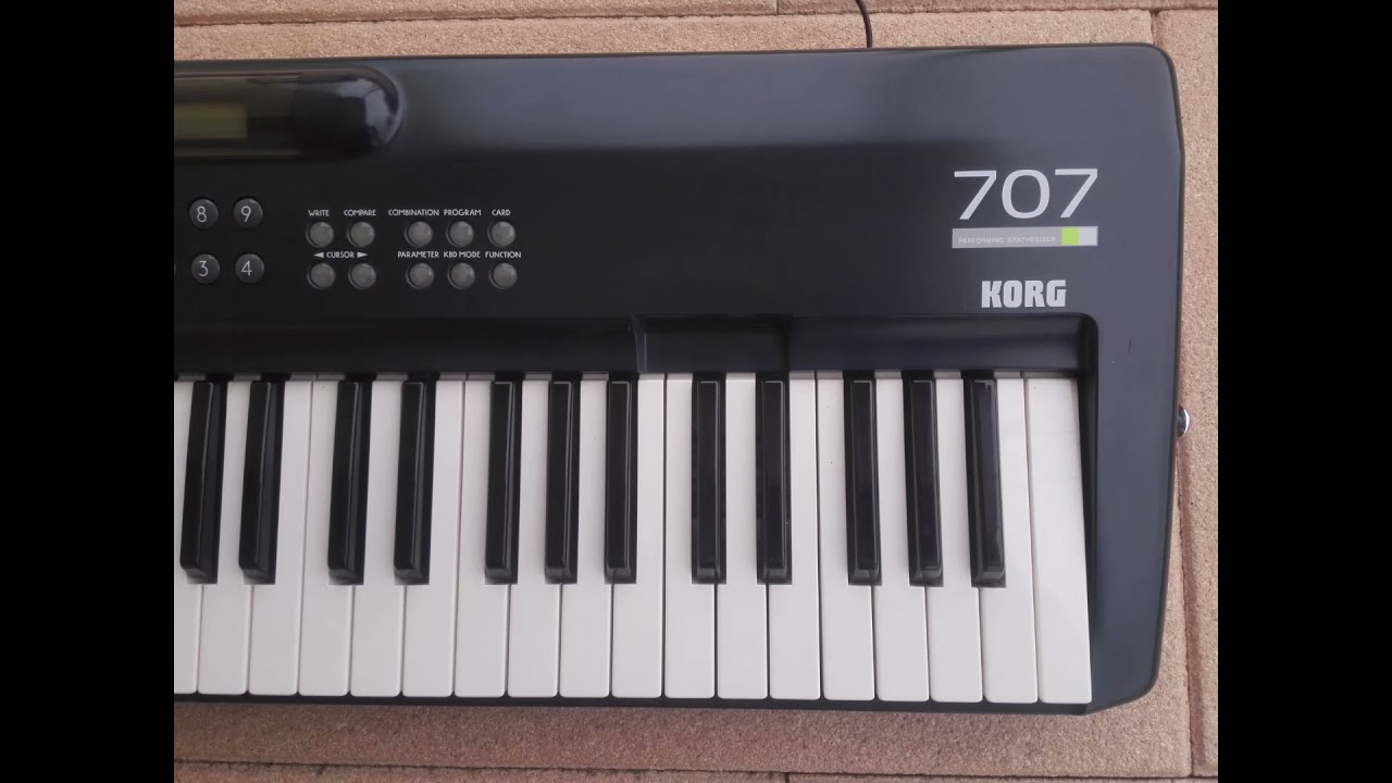 Korg  - 707, FM-Synthesizer, Sound-Demo Video