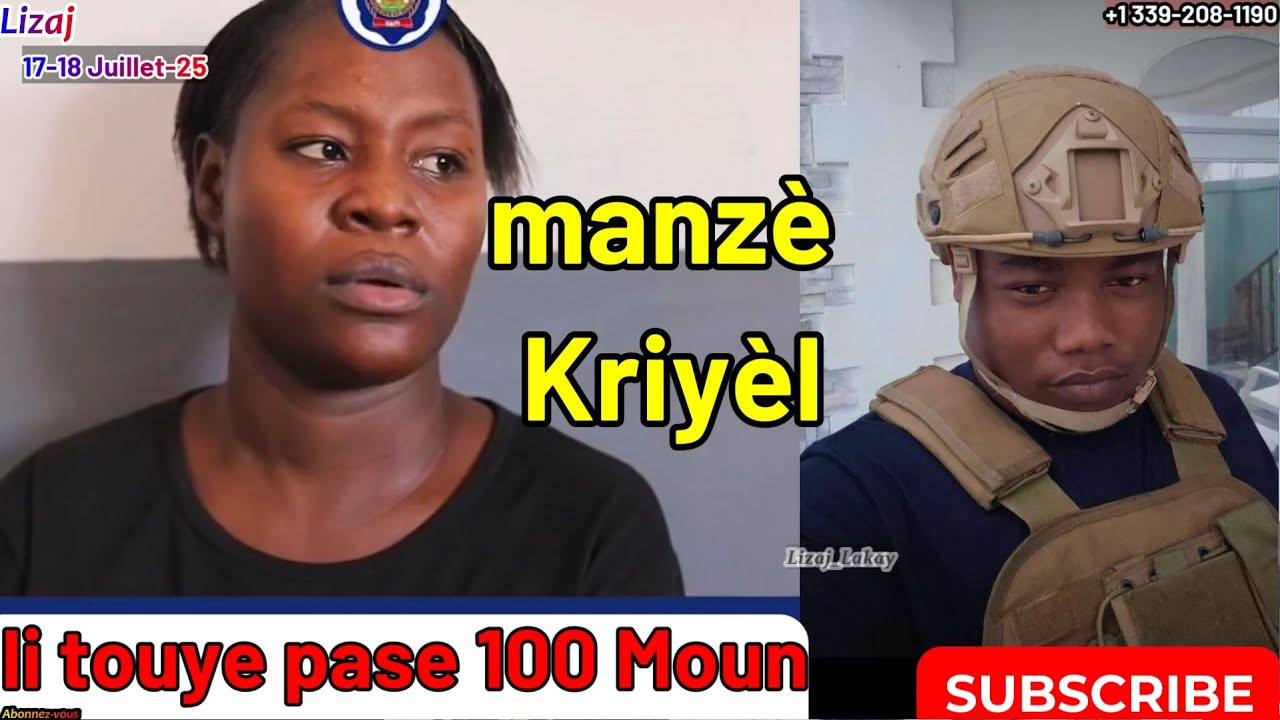 Anmwey DCPJ prezante Manman Gang izo, Li konfime li touye 100 Moun pase, Polisye. li gen manch Long