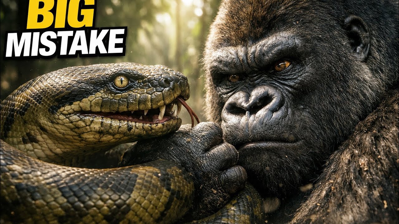 Giant Gorilla vs Mega Anaconda — Who Wins?
