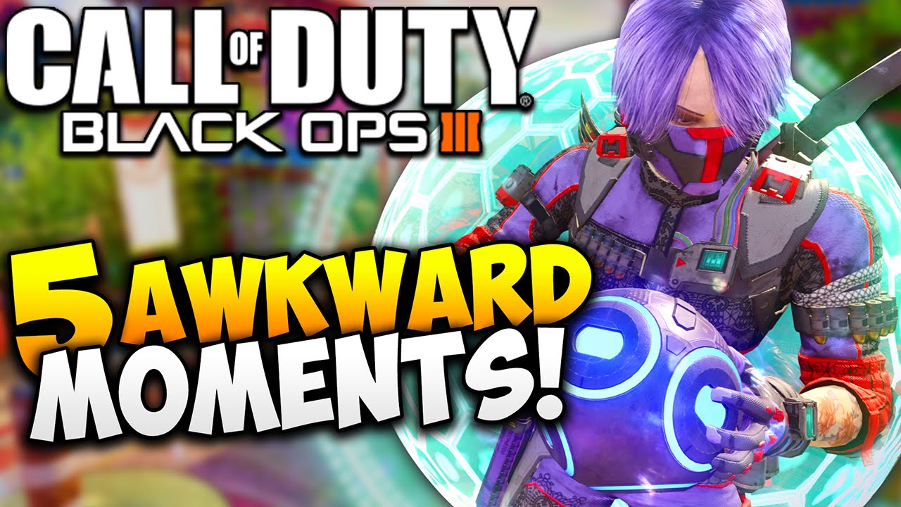 5 MOST AWKWARD MOMENTS IN BLACK OPS 3! - FAILS + MORE!! [Call of Duty Gameplay]