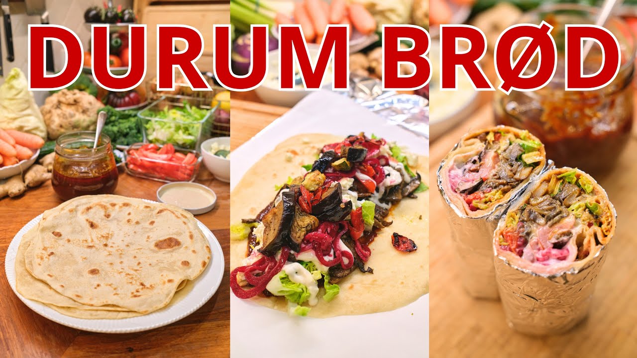 Opskriften På Verdens Bedste Og Nemmeste Fladbrød - Durumbrød - Tortilla