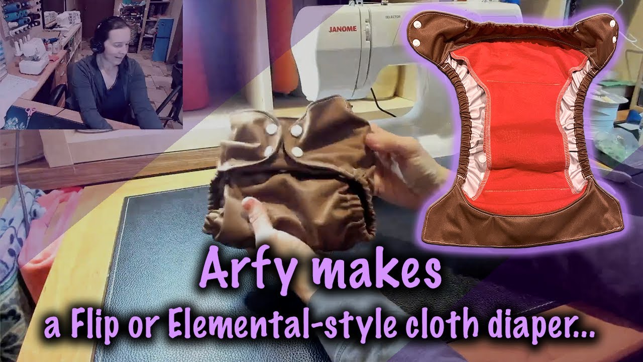 Arfy makes a Flip or Elemental-style cloth diaper…