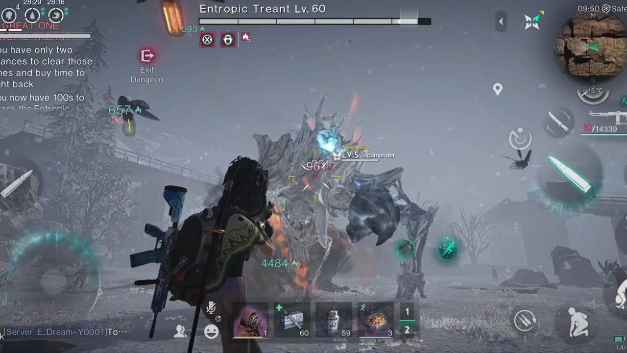 ONCE HUMAN GAMEPLAY ENDLESS DREAM SOLO RUN MONOLITH BOSS ENTROPIC TREANT PRO THREE TIMES IN A ROW 