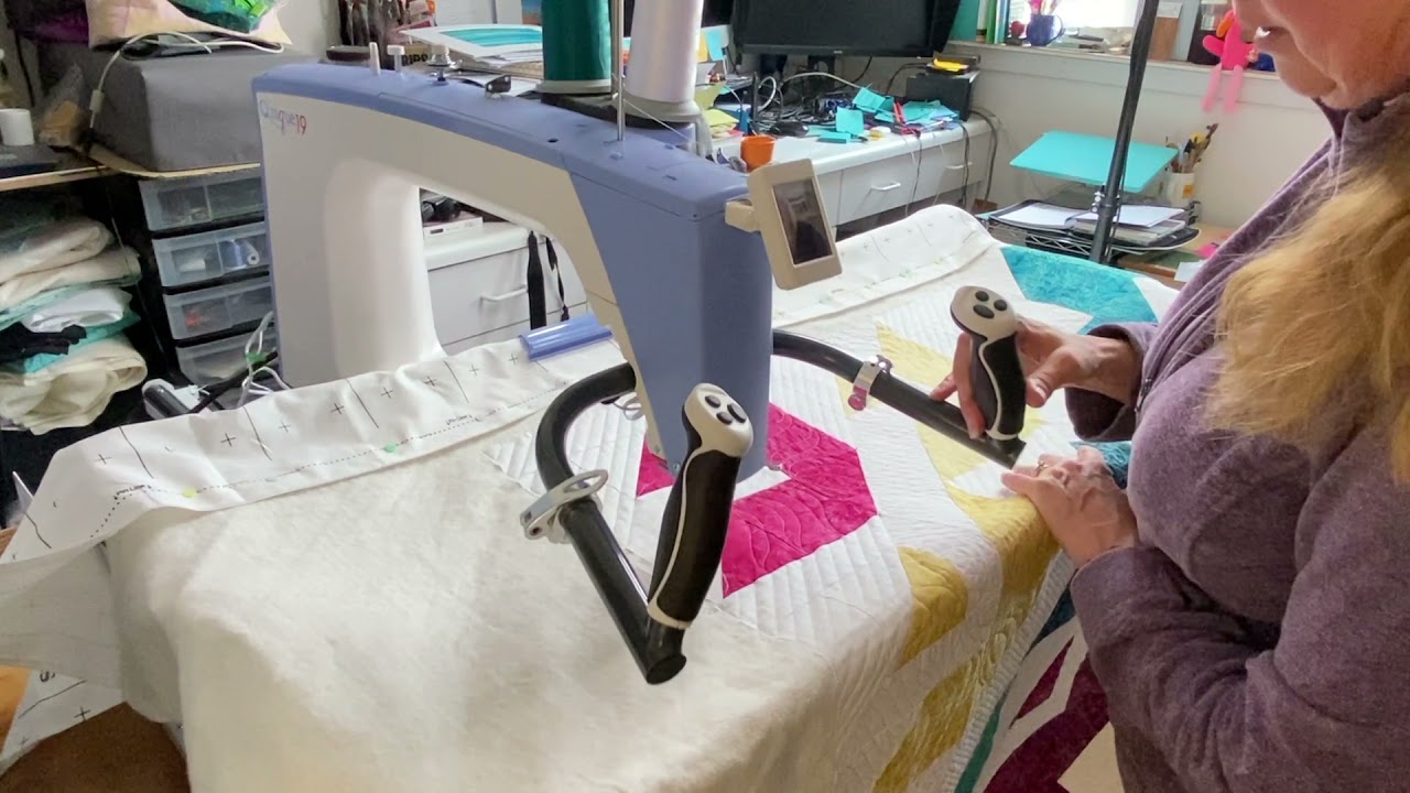 Making Big Quilts in a Small Space - How I use Leader Cloths