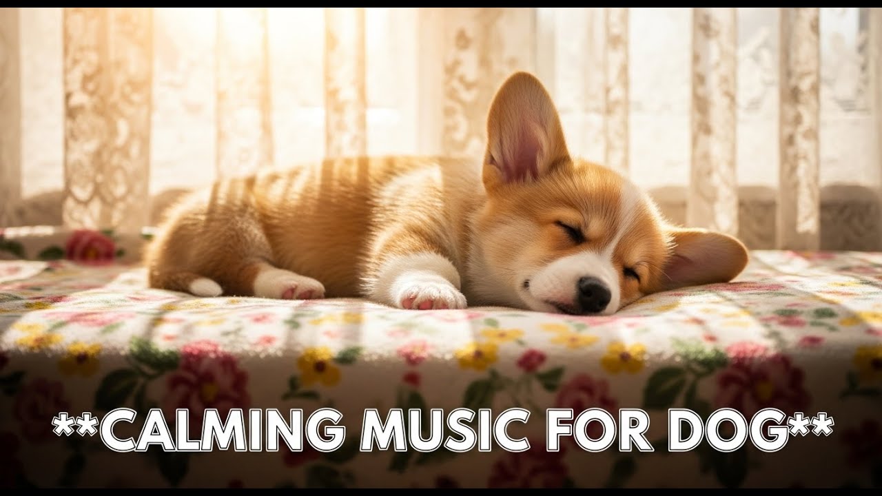 12 hours Dog Calming Music 😴 Soothe Anxiety & Help Your Pup Sleep 🐾 Relaxing Sounds for Dogs