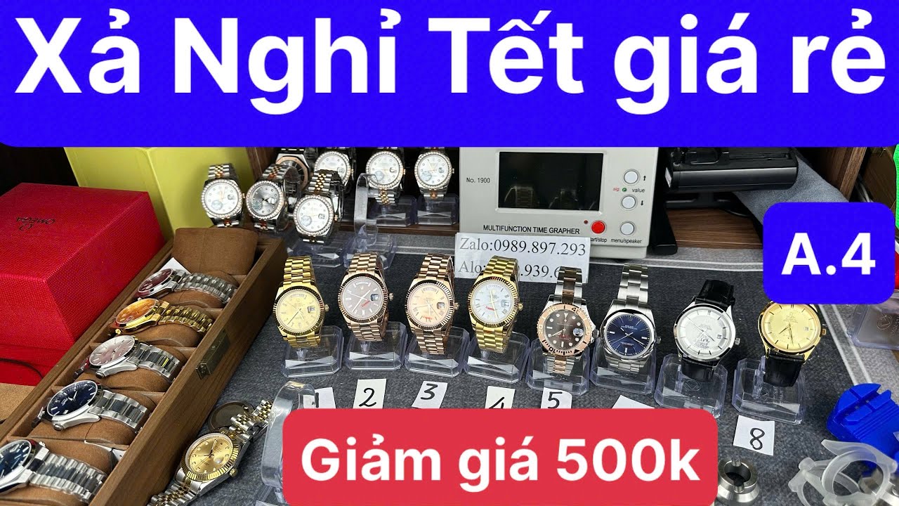 Xả Hàng Nghỉ Tết LÔ ĐỒNG HỒ CƠ 8 MẪU MIYOTA JAPAN CITIZEN THANH LÝ Thu Hồi Vốn