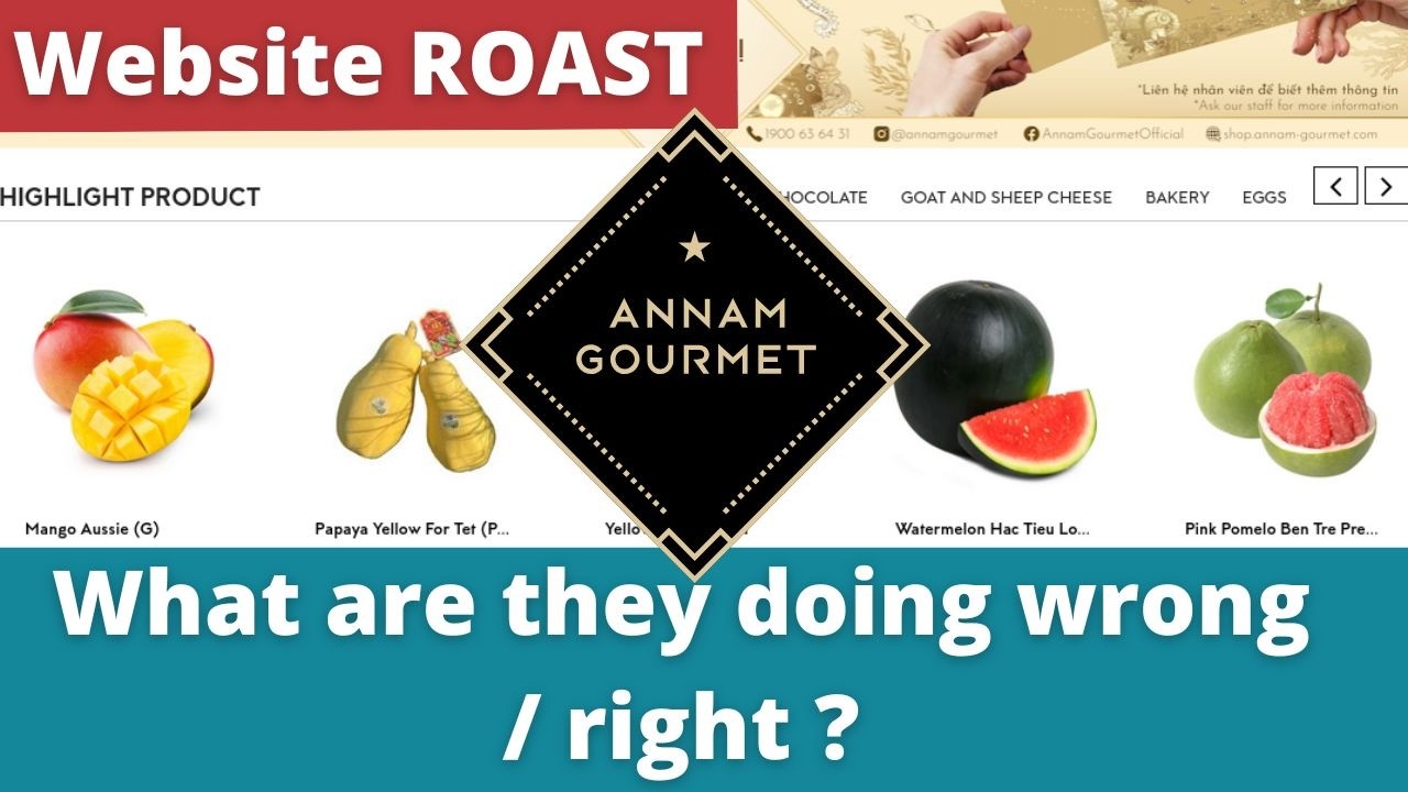 Website Teardown: Annam Gourmet E-Commerce Review