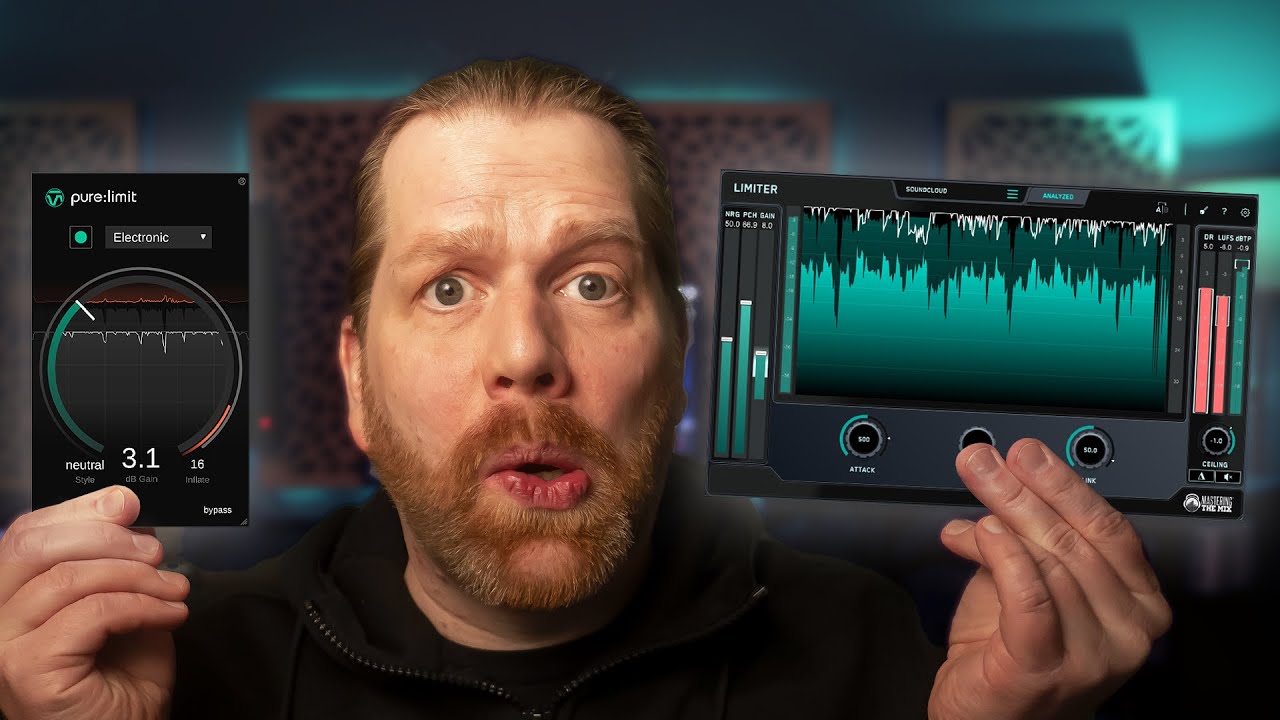 Sonible Pure:LIMIT против Mastering The Mix LIMITER
