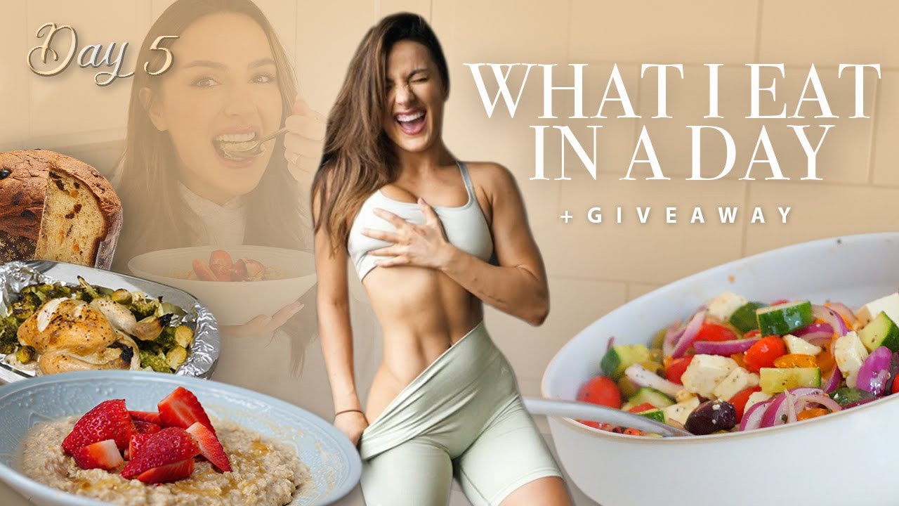 WHAT I EAT IN A DAY TO STAY LEAN | KRISMAS - DAY 5