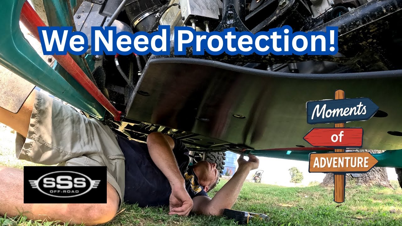 Установка защитной пластины Polaris Pro R SSS Off-Road 4K