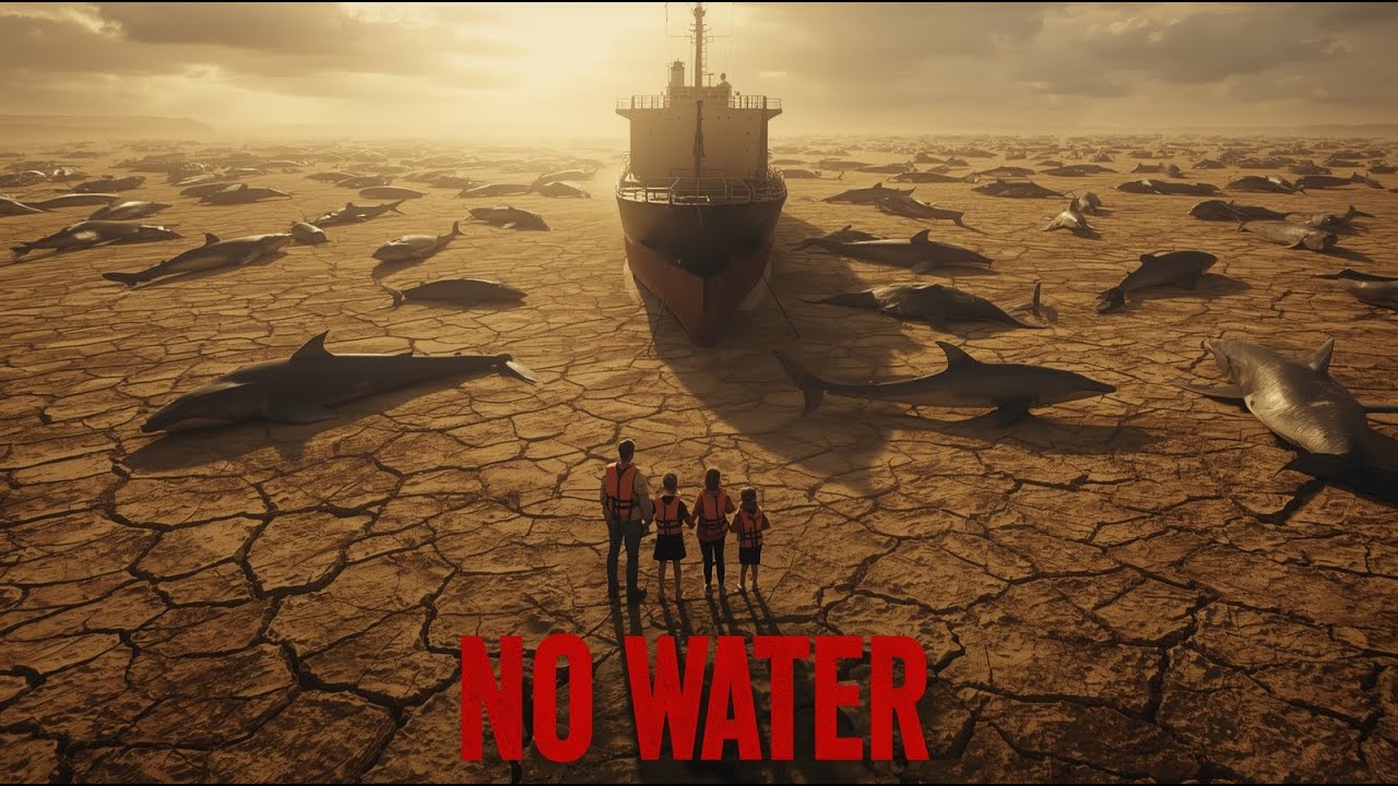 Family Trapped on a Dried Ocean Floor &mdash;  Creatures Came Out | Survive (2024) Movie Recap #movie
