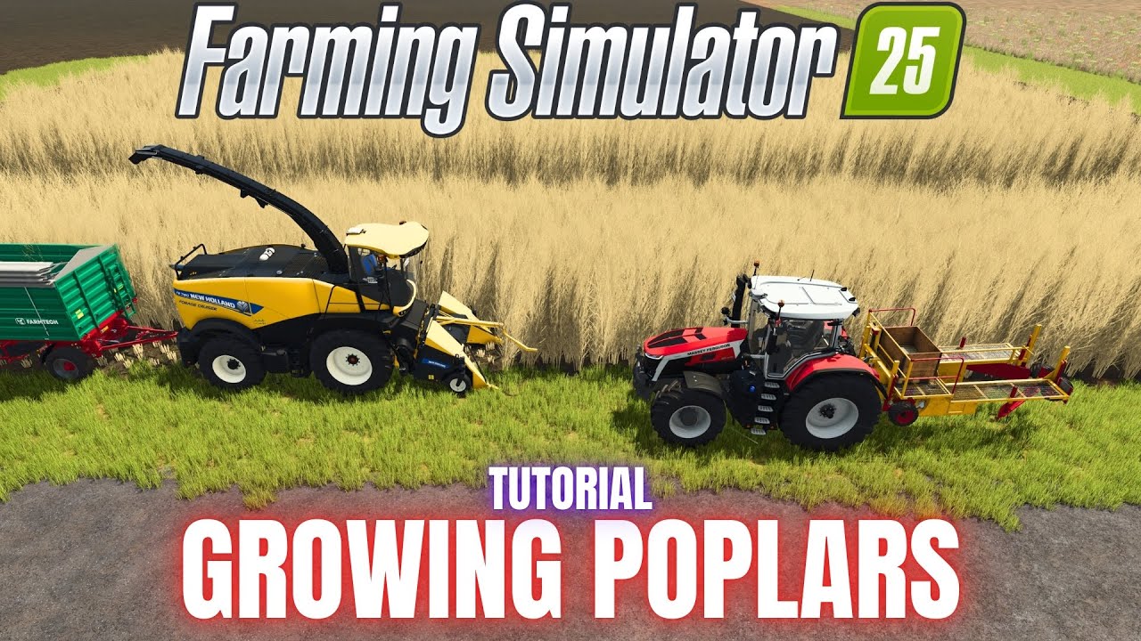 ВЫРАЩИВАНИЕ ТОПОЛЕЙ — ОБУЧЕНИЕ — Farming Simulator 25