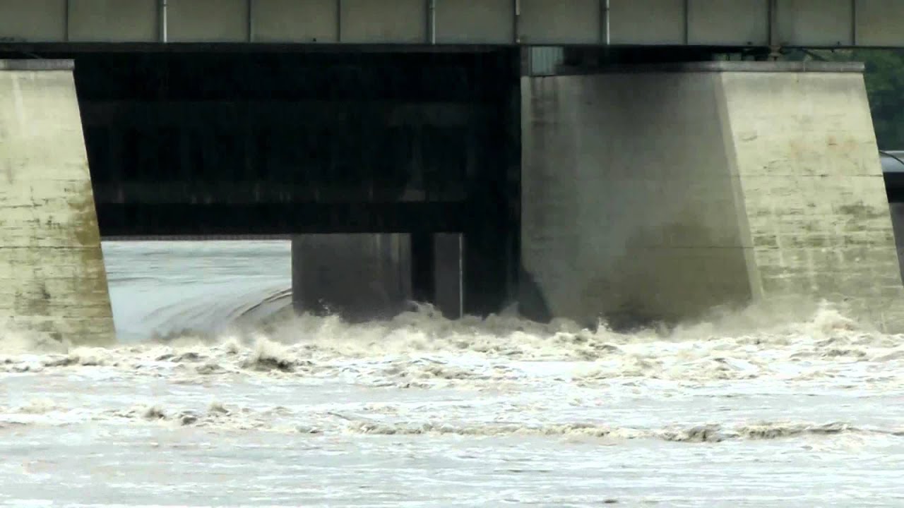Donauhochwasser 3.6.2013 - Kraftwerk Ybbs-Persenbeug