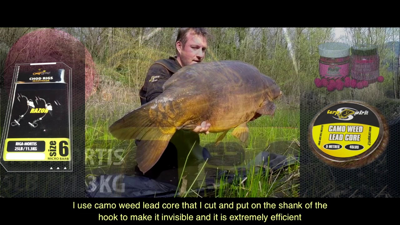 Carp fishing addict with subtitles