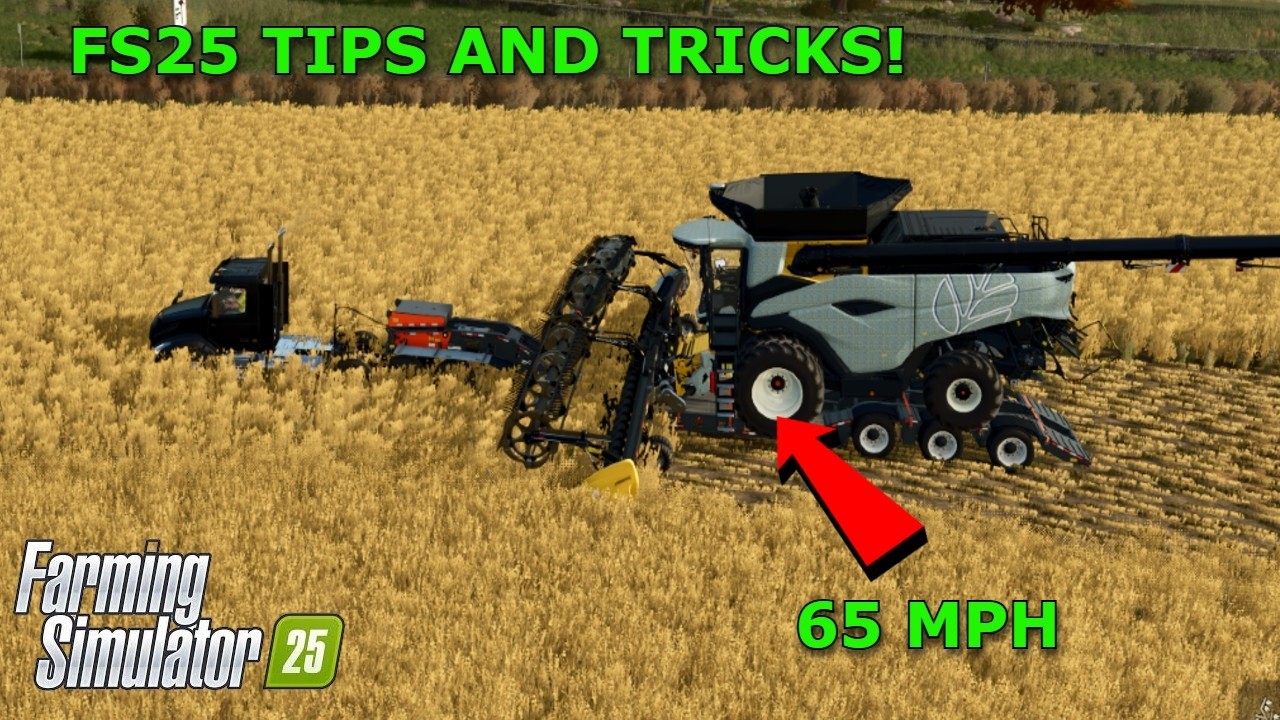 Советы и хитрости FS25, которые вам НУЖНО знать! | Станьте профессионалом в Farming Simulator быстро