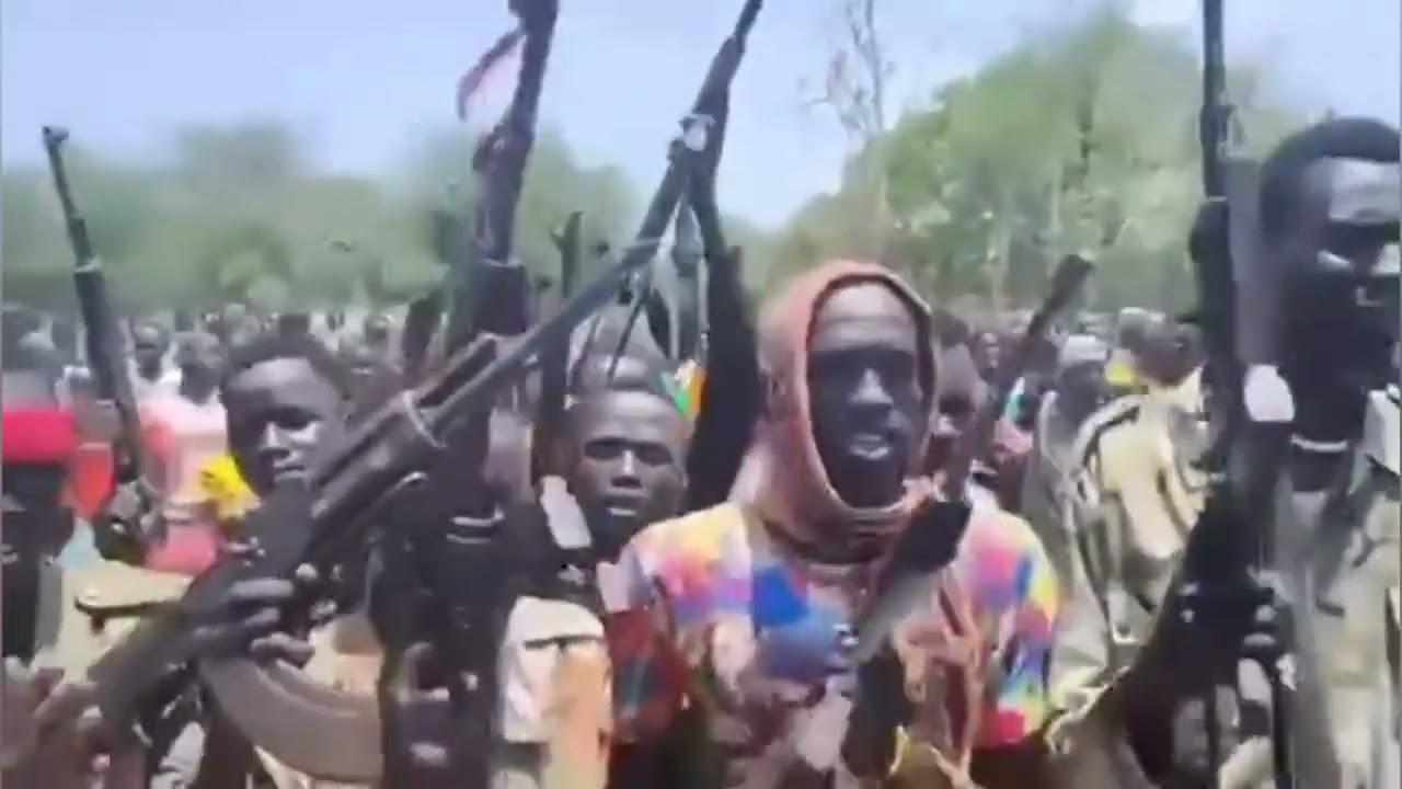 BREAKING: Spiritual leader Makuach Tut from Ayod County spotted dancing with his men, heavily armed