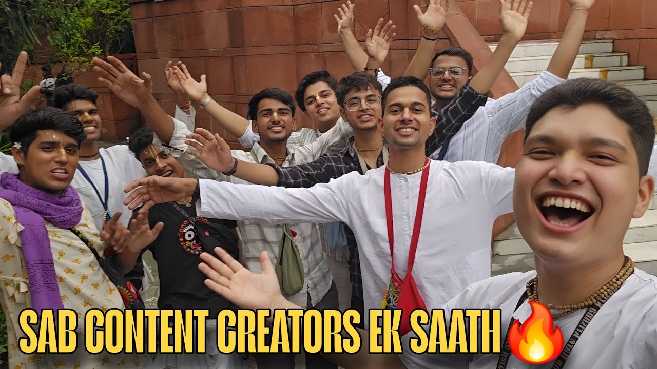 ISKCON Creators Summit 2025 Delhi | 500+ Content Creators Meet in Delhi
