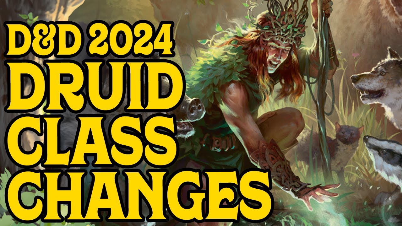 Изменения класса друида в D&D 2024