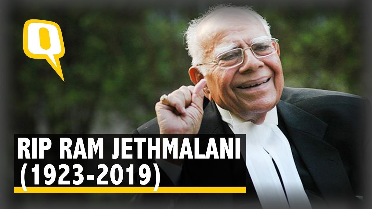 Ram Jethmalani – Eminent Lawyer, Former Union Minister – Passes Away at 95 | The Quint
