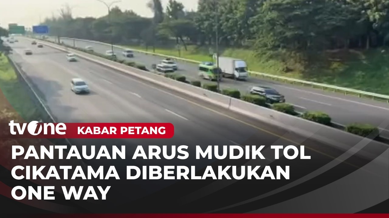 Pantauan Pemberlakuan Sistem Satu Arah di Tol Cikatama | Kabar Petang