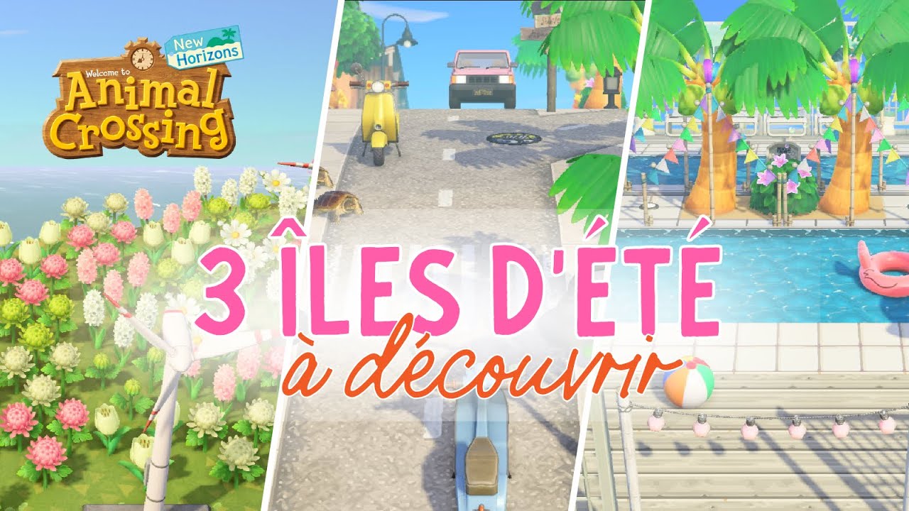 3 îles D'ÉTÉ que tu dois ABSOLUMENT VISITER ! Animal Crossing New Horizon