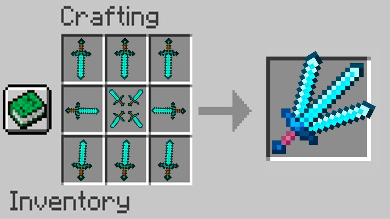 eu criei ESPADAS ABSURDAS no minecraft