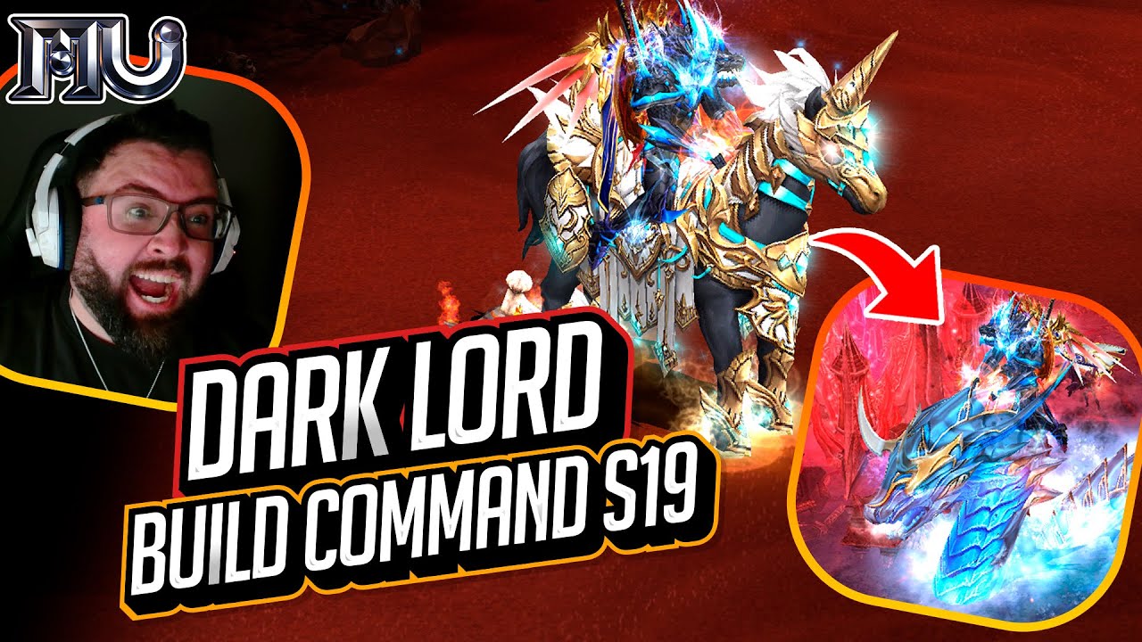 ⚔️🔥 A melhor Build de Dark Lord da Season 19  • Dark Lord Command Build • DL CMD | Mu Online