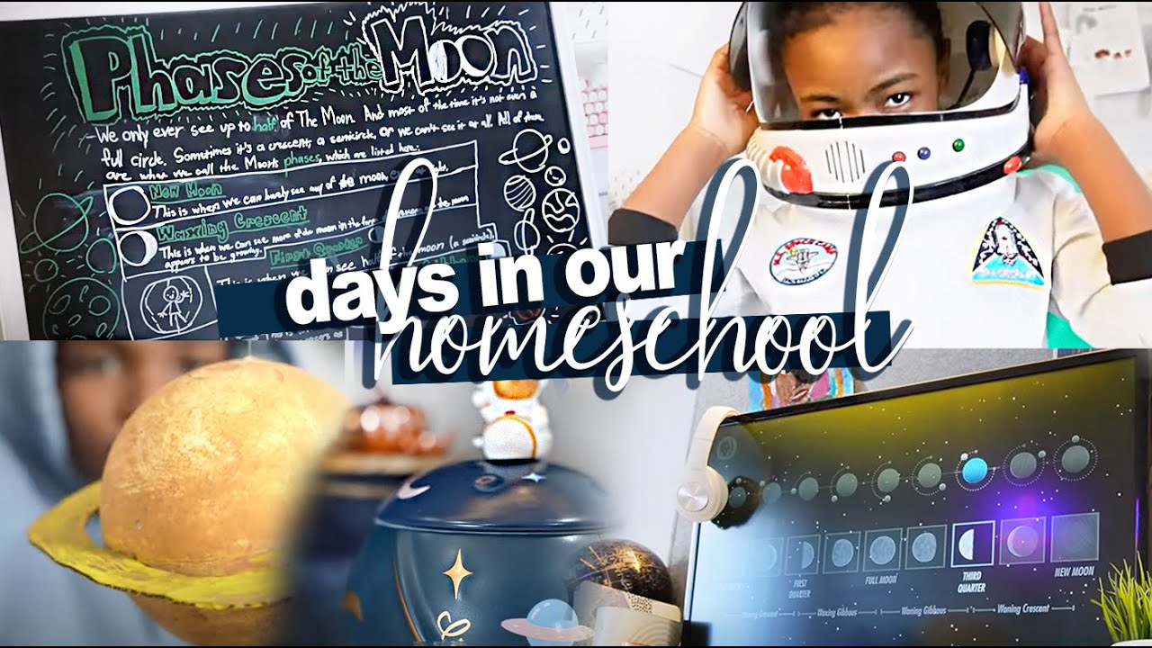 BUSY HOMESCHOOL DAYS // working on projects and mini homeschool haul