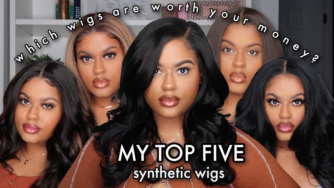 MY TOP FIVE SYNTHETIC WIGS | what synthetic wigs are worth your money | Courtney Jinean
