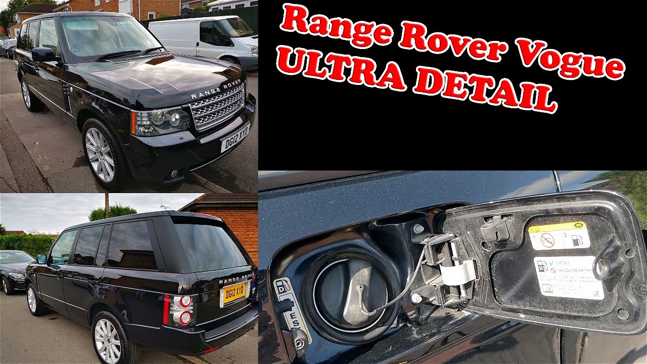 Detailing a Range Rover Vogue