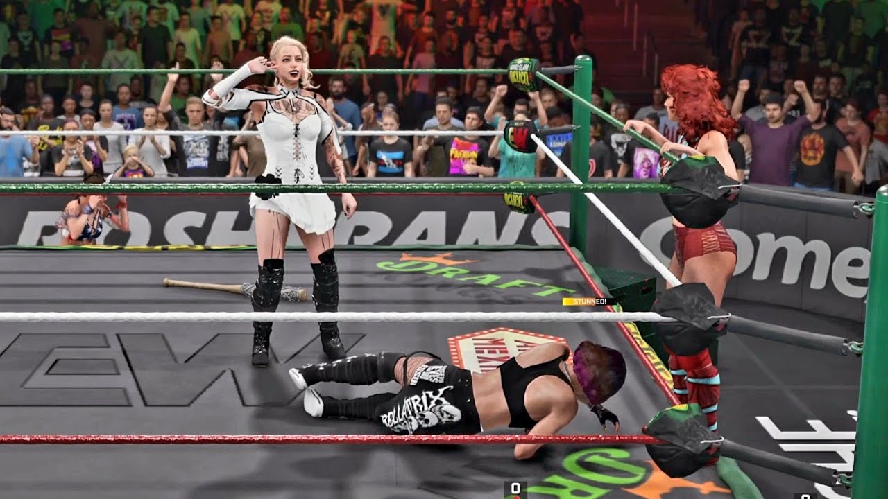 WWE 2K25 Нэнси Кроуфорд Жестокий экстремальный матч 1 против 2 (PS5)