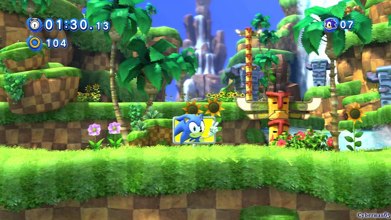 Sonic Generations PS3 - [Part 1 ~ Introduction / Green Hill Zone ~ Act 01 / Act 02]