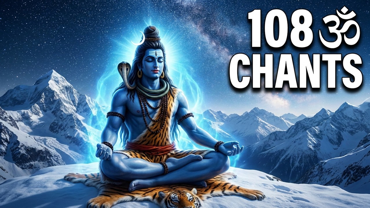 ॐ नमः शिवाय 108 🕉 Deep Sleep Meditation | Remove Stress & Negative Energy