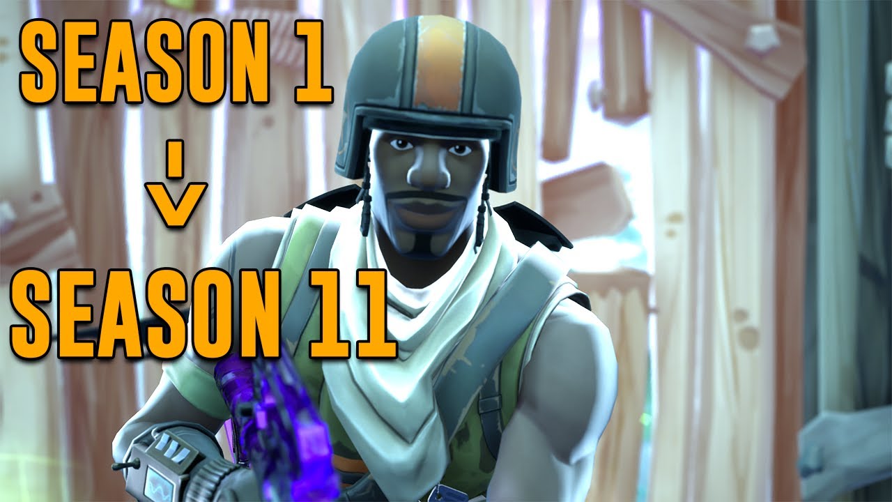 My Fortnite Evolution | Season 1 to Chapter 2 | BrockPlaysFortnite