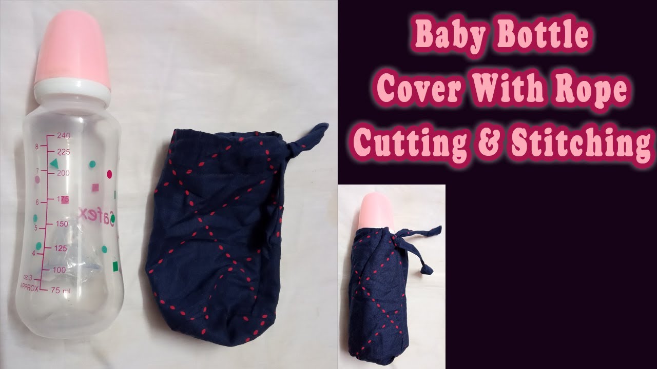 Feeding Bottle Cover Making in tamil with rope | Milk Bottle Cover | @thaiyaltamilil