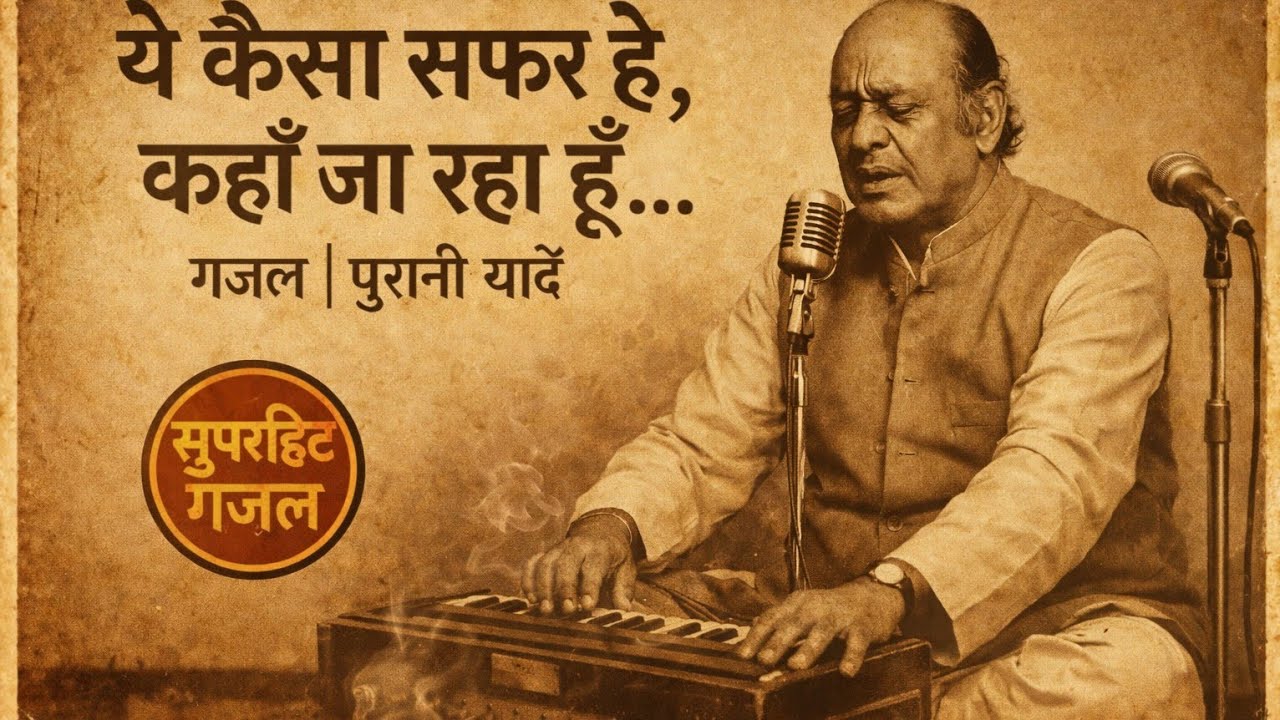 ये कैसा सफ़र है कहाँ जा रहा हूँ | ग़ज़ल | मेहदी हसन साहब 