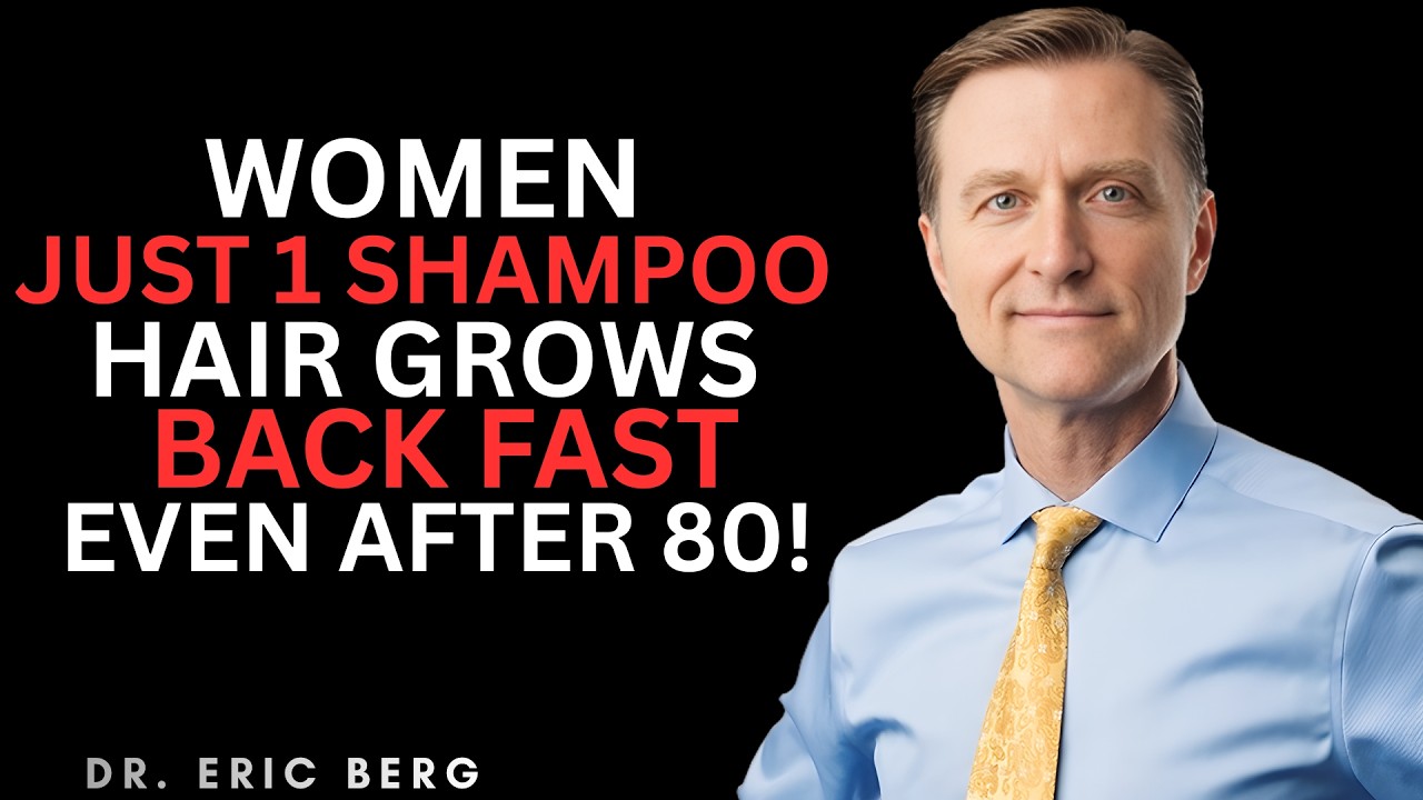JUST THIS 1 Shampoos That Naturally Reactivate Hair Growth | Dr. Eric Berg DC