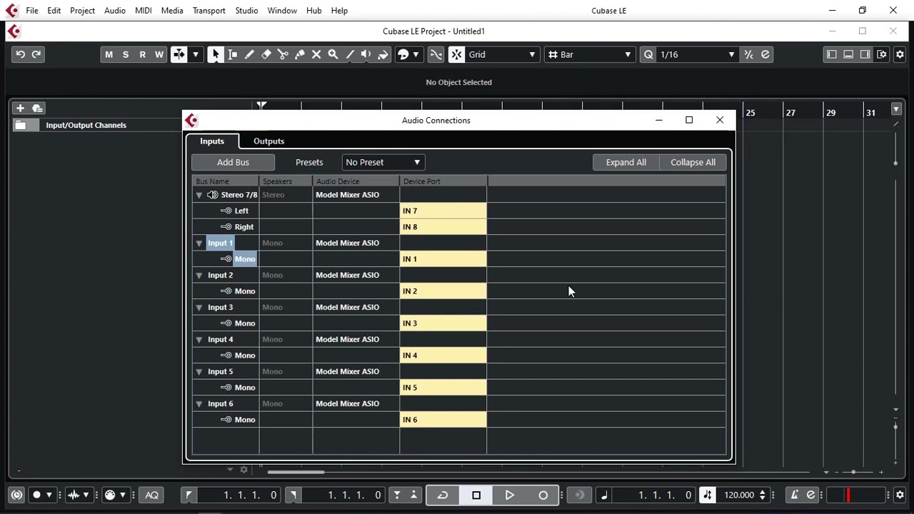 TASCAM Model 12 As Audio Interface Setup With Cubase LE 11
