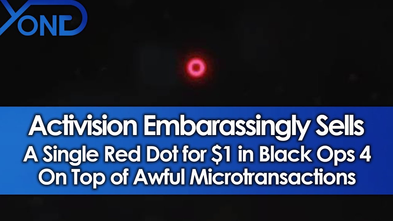 Activision Embarassingly Sells a Single Red Dot for $1 On Top of Awful Microtransactions