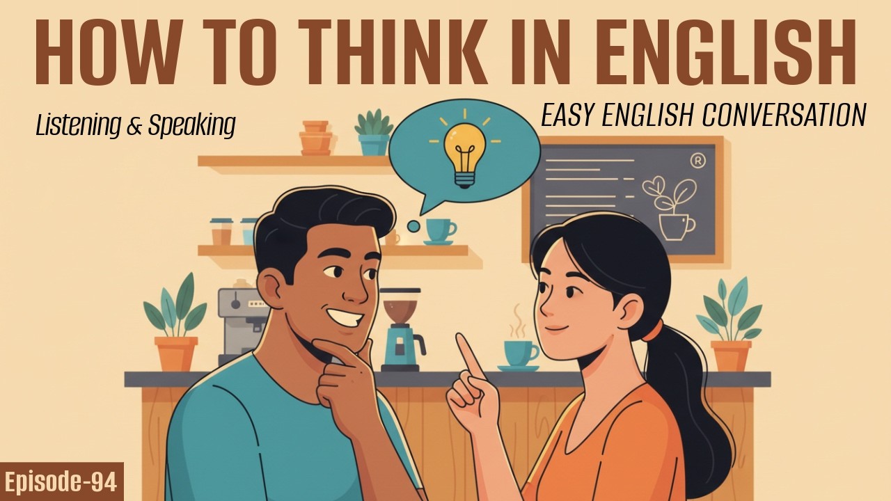 How to Think in English Fast and Speak Fluently | English Learning Podcast