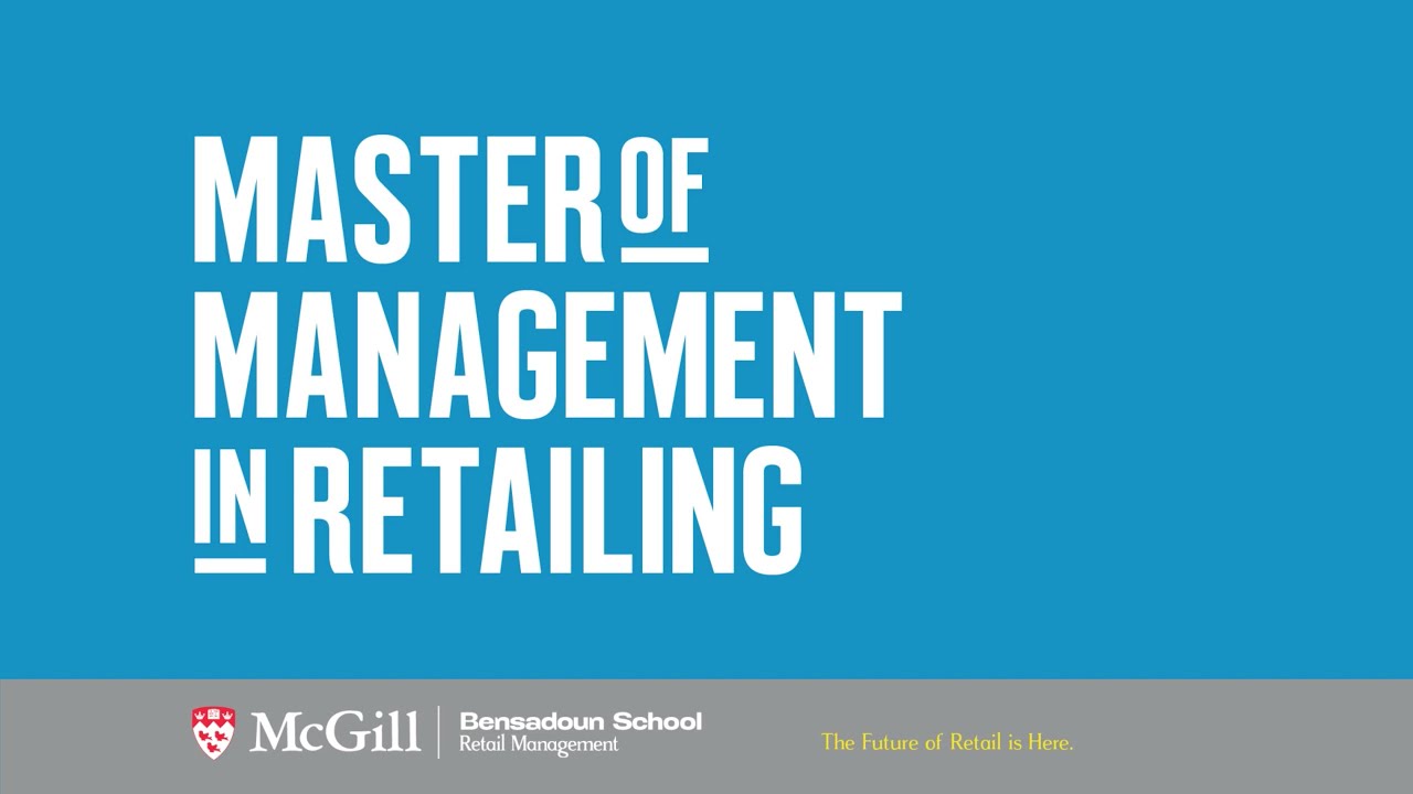 Master of Management in Retailing Information Session