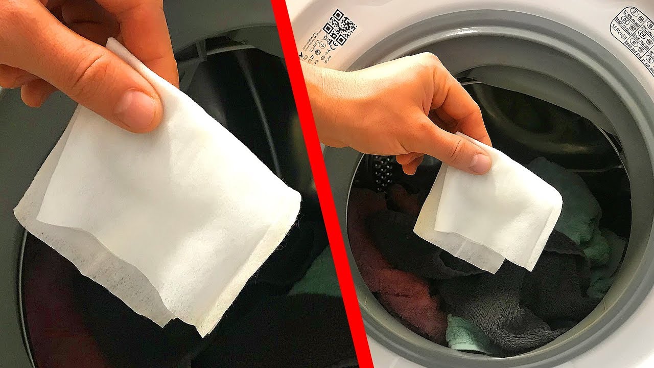 Put Wet Wipes in the Washer, See What Happens to Your Clothes