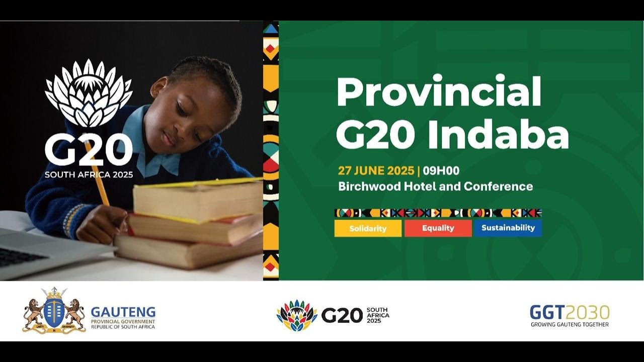 G20 PROVINCIAL INDABA