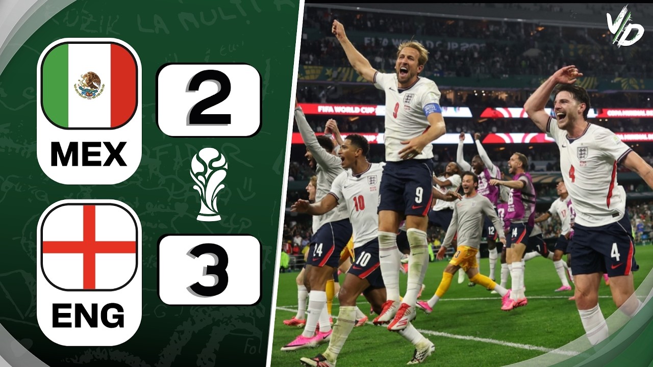 ✅ Mexico vs Inglaterra EN VIVO / Mundial 2026 -  Octavos de Final 