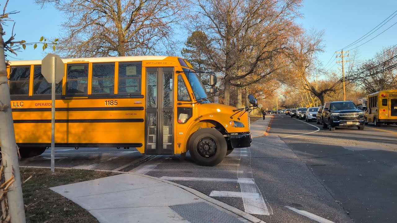 School Bus Spotting at the MS