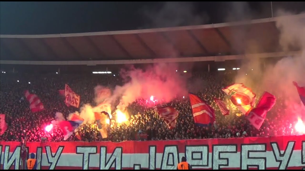 Delije - Delirijum nakon gola Slavoljuba Srnića | Crvena zvezda- Keln 1:0