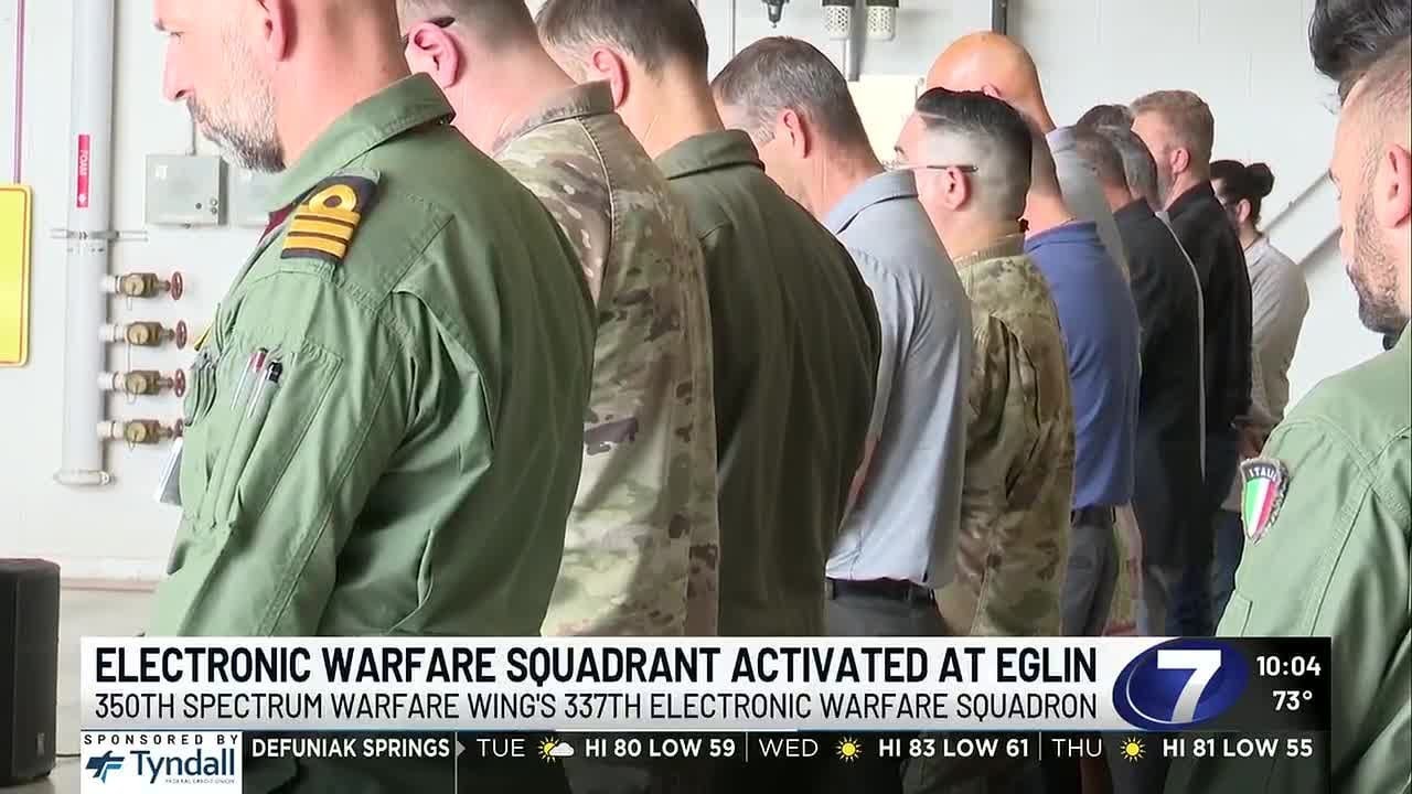 Eglin Air Force Base activates the 337th Electronic Warfare Squadron
