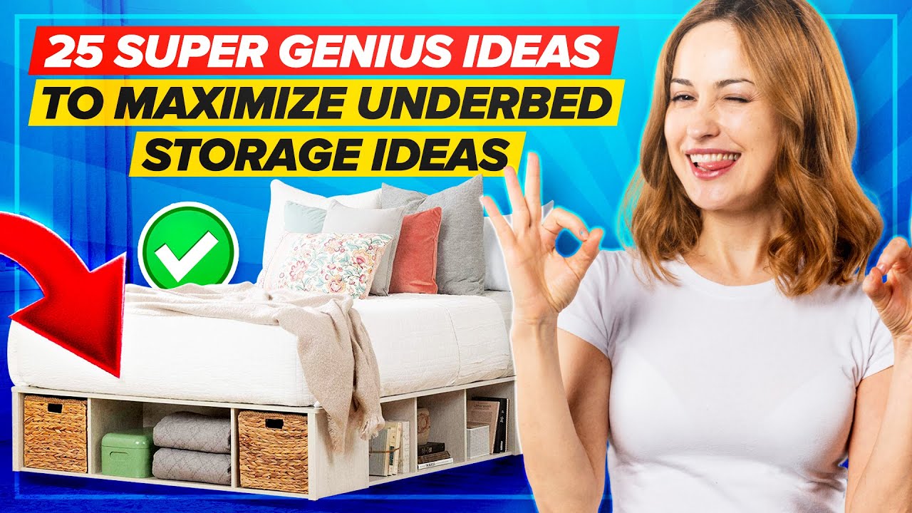 🔥 25 Super Genius Ideas To Maximize Underbed Storage Ideas | Jansen's DIY