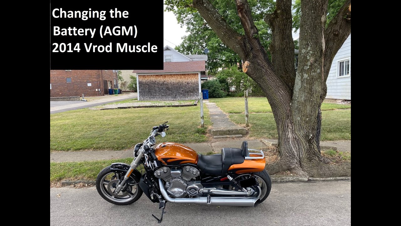 Replacing the AGM battery in my Vrod Muscle