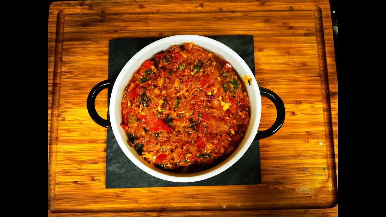 Egg tomato chutney recipe